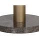 Monaco Gold / Grey Marble / Charcoal Grey Bistro Table